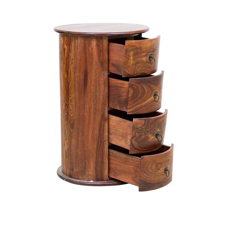 Shunt Four Drawer Chest Of Drawer Honey